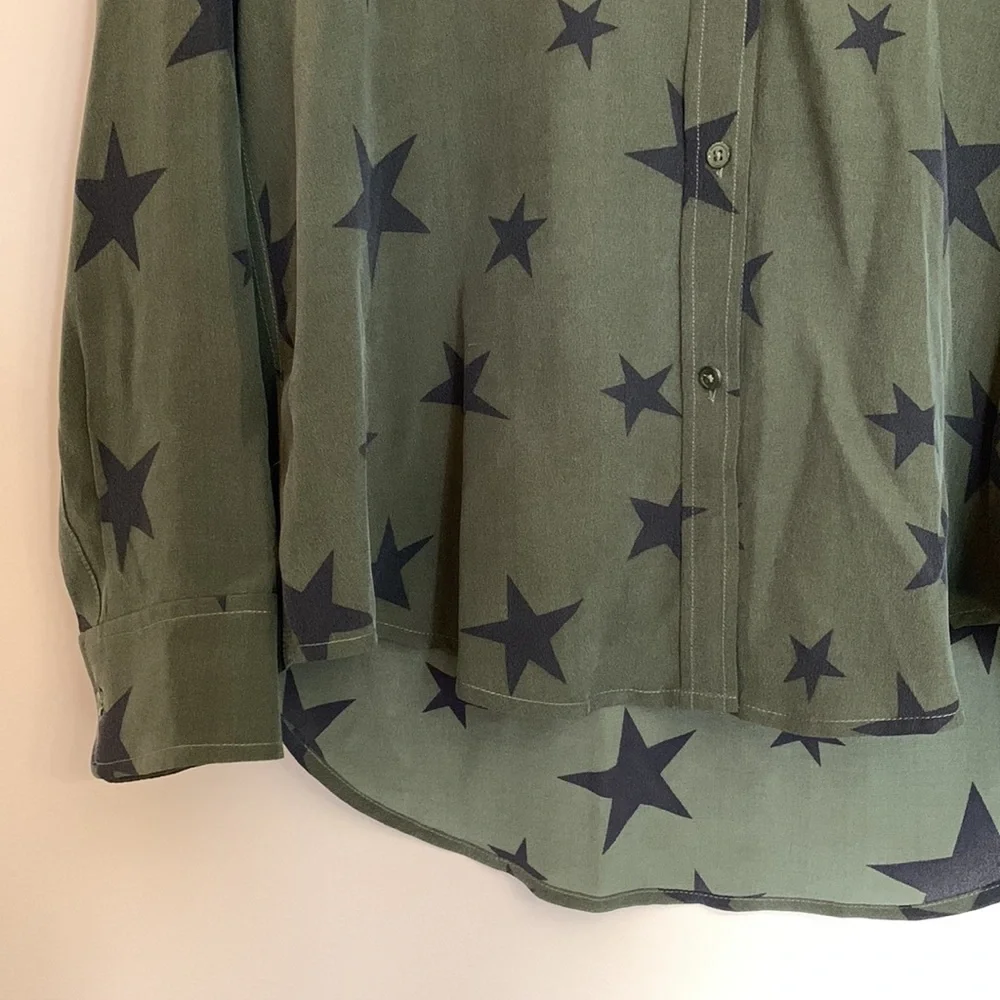 Rails 100% Silk Star Blouse XS - Picture 3 of 6